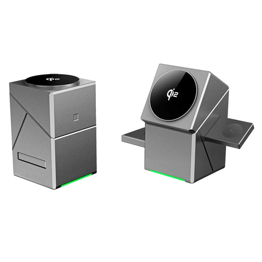 3 - in - 1 Qi2 Wireless Charger for iPhone, AirPods & iWatch - BEIPHONE