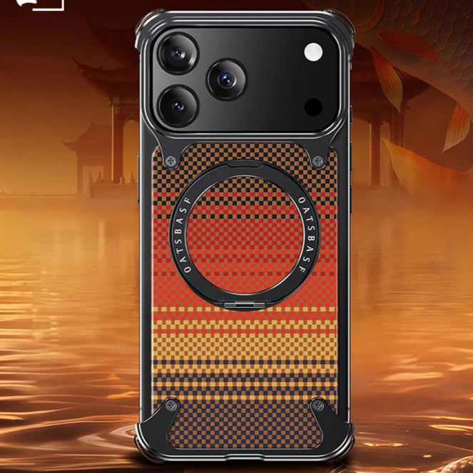 Premium Carbon Fiber Armor Case – iPhone 17