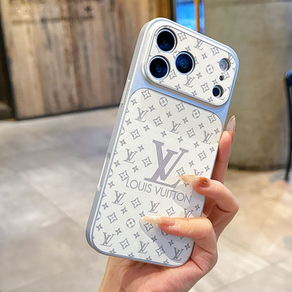 LV Monogram Sliding Camera Cover iPhone Case