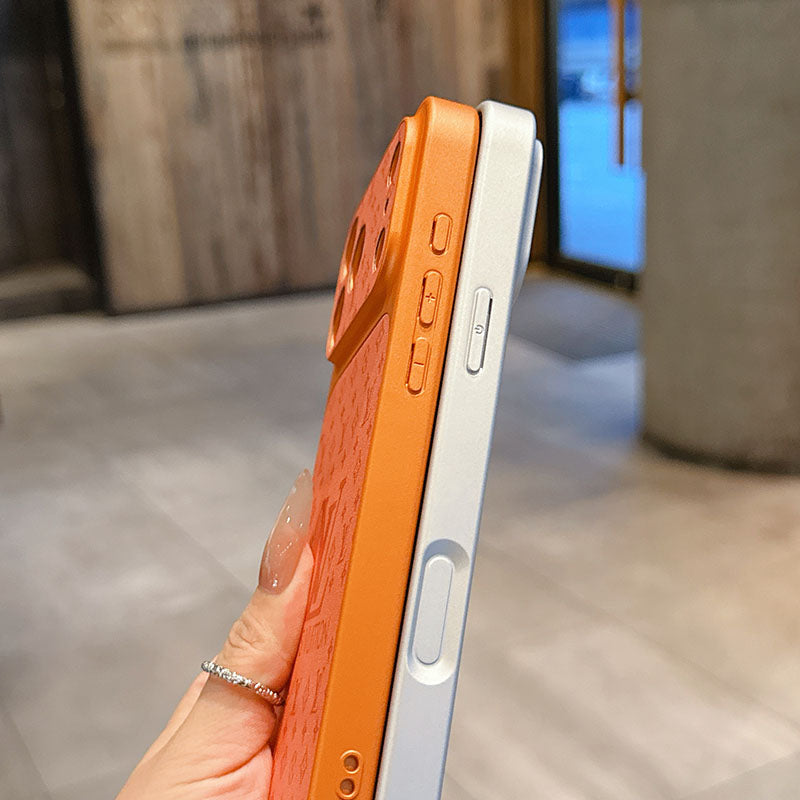 LV Monogram Sliding Camera Cover iPhone Case