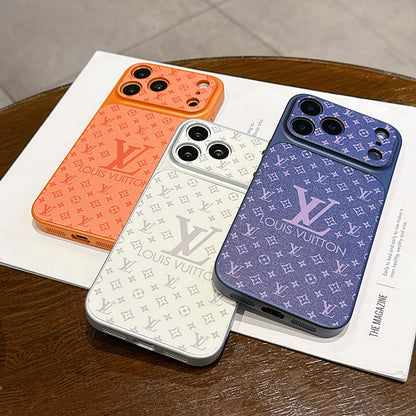 LV Monogram Sliding Camera Cover iPhone Case