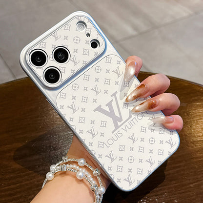 LV Monogram Sliding Camera Cover iPhone Case
