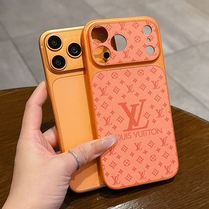 LV Monogram Sliding Camera Cover iPhone Case