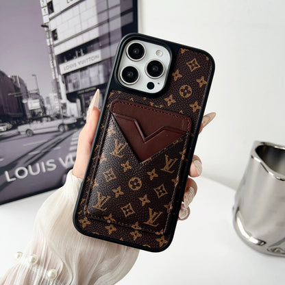 Luxury Leather Card Holder iPhone Case