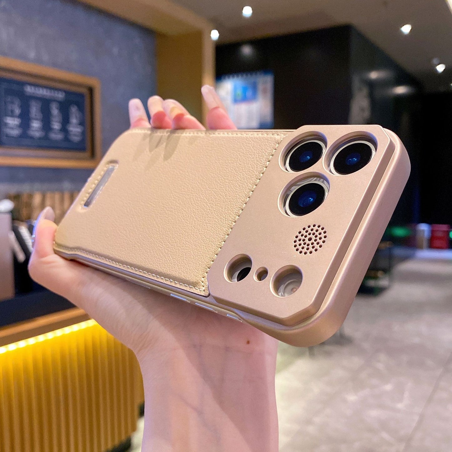 Premium Leather MagSafe Case for iPhone 17