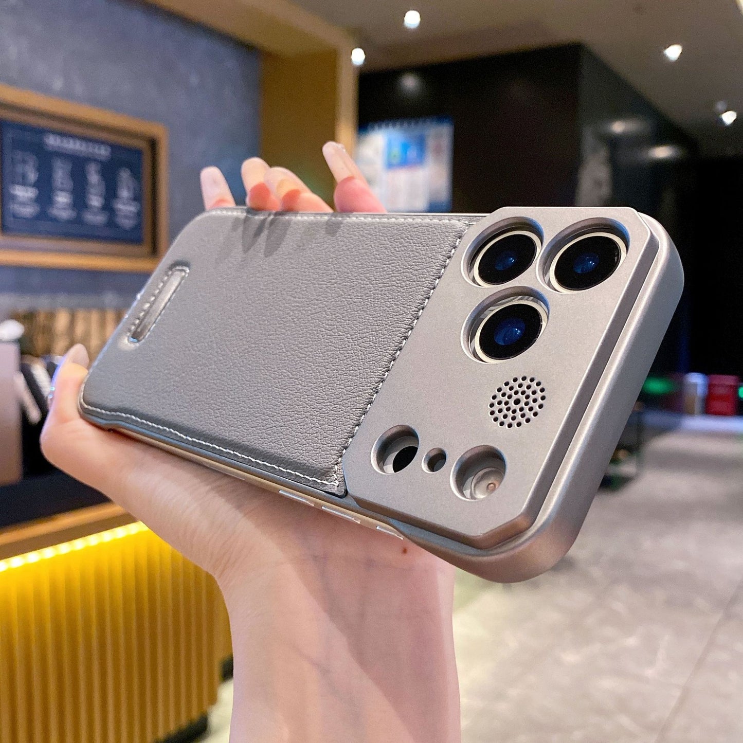 Premium Leather MagSafe Case for iPhone 17