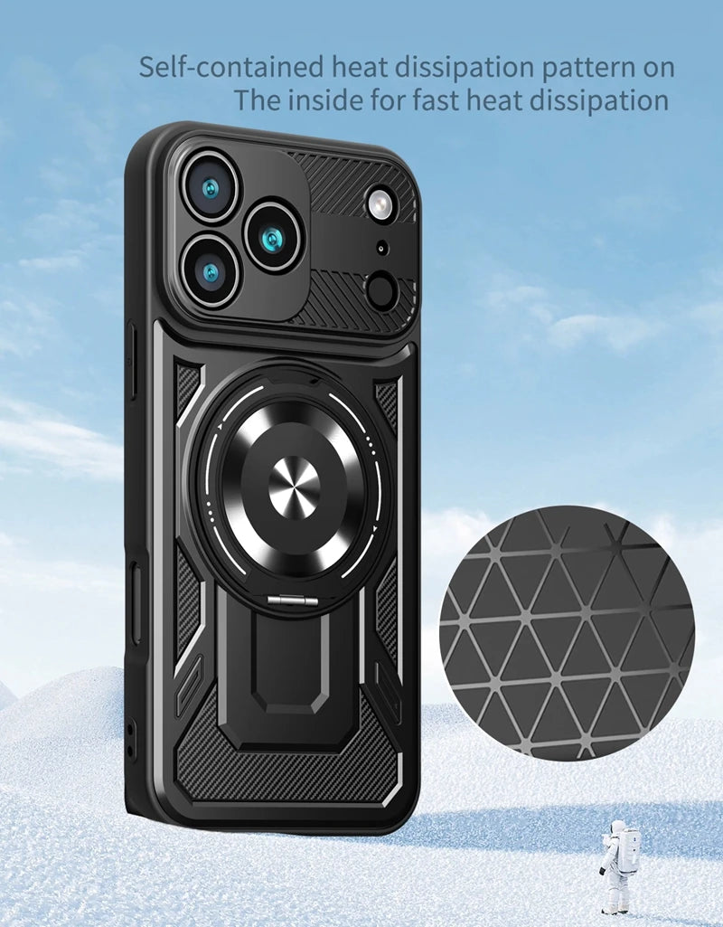 Premium MagSafe Armor Ring Stand iPhone Case