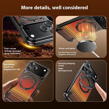 Premium Carbon Fiber Armor Case – iPhone 17
