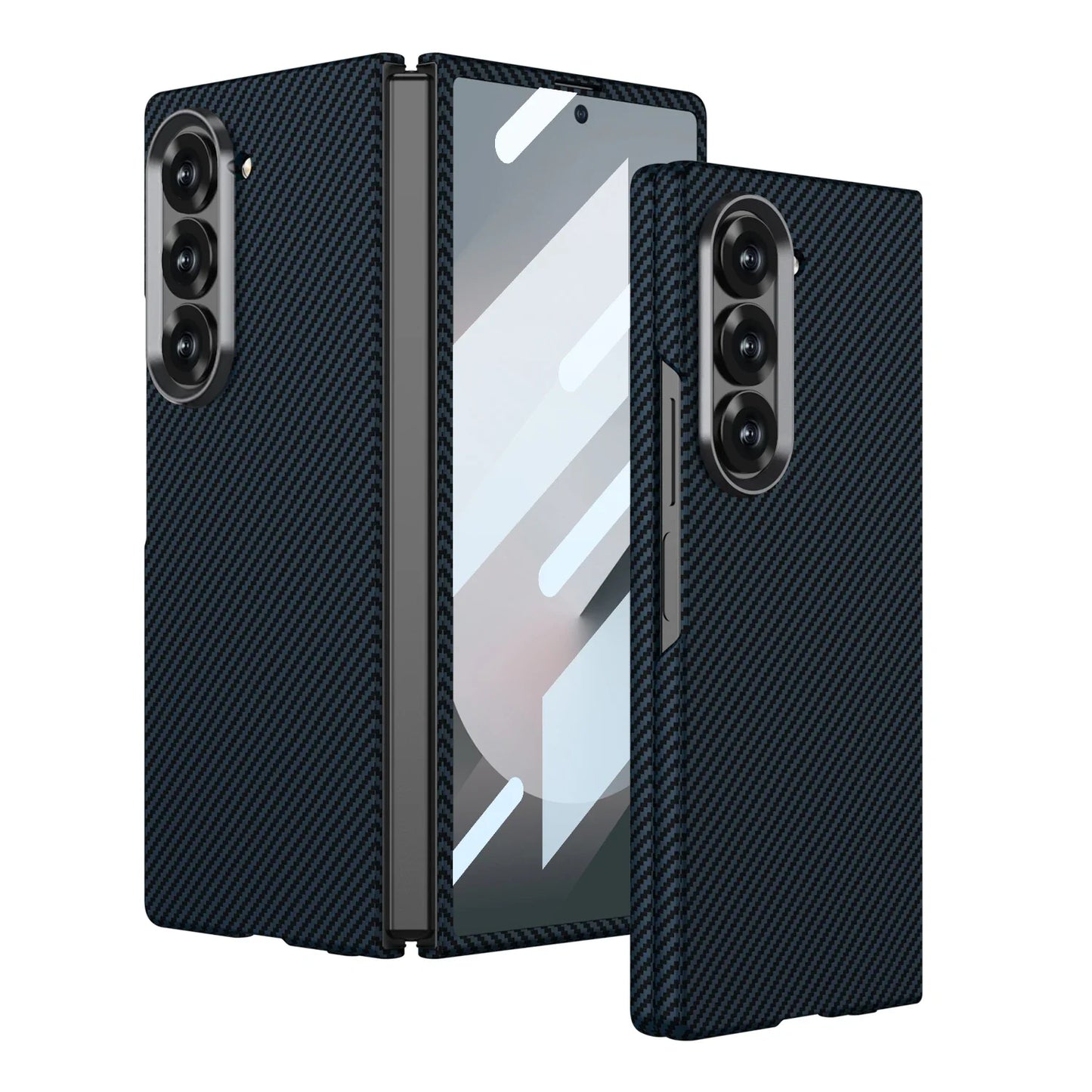 Premium Carbon-Fiber Magnetic Z Fold Case