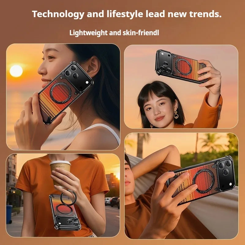 Premium Carbon Fiber Armor Case – iPhone 17