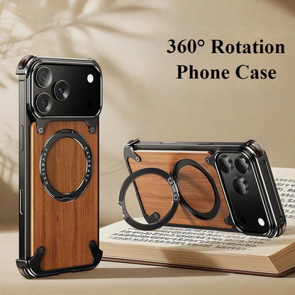 360 Wooden Magnetic Armor Case – iPhone 17 Series