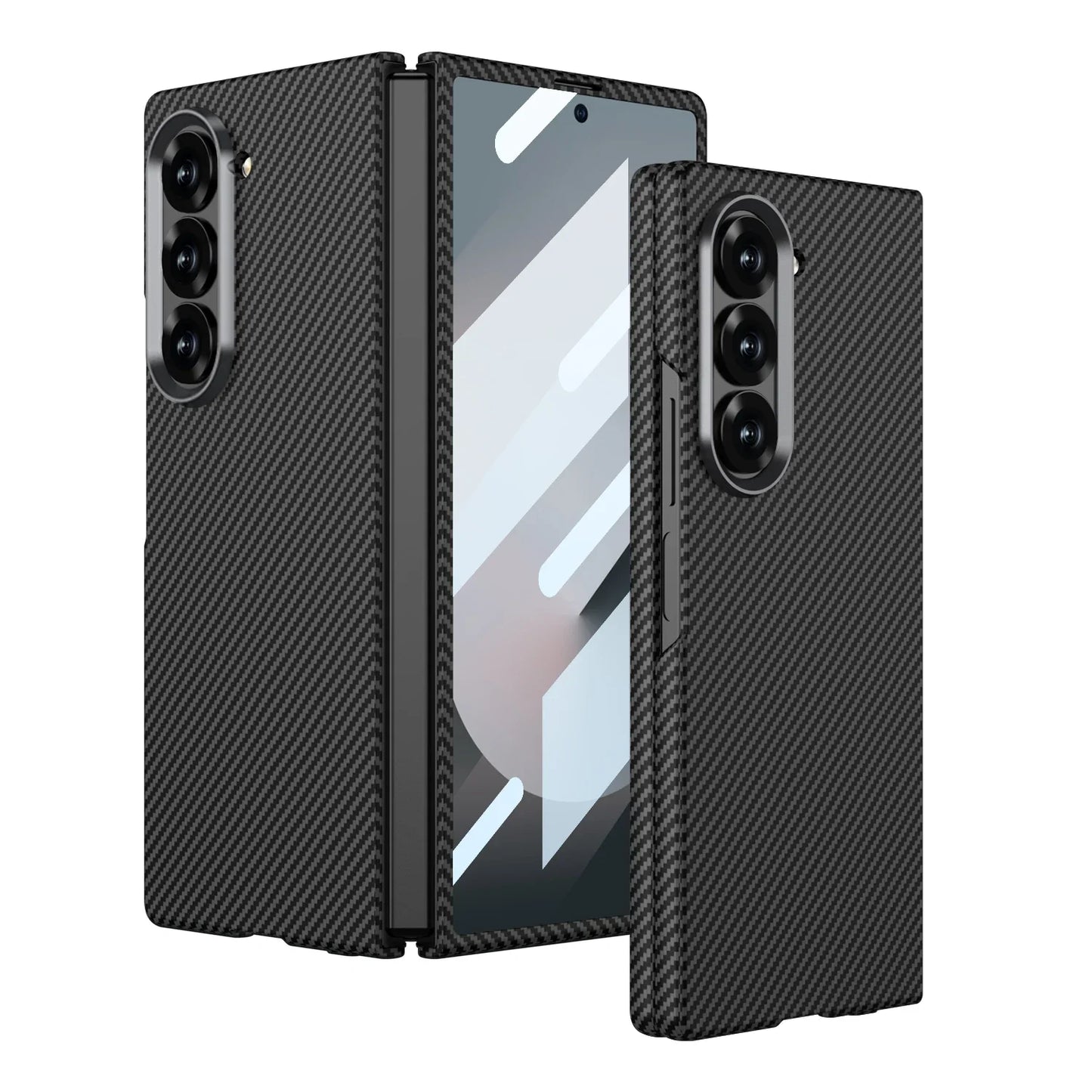 Premium Carbon-Fiber Magnetic Z Fold Case