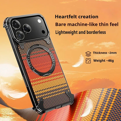 Premium Carbon Fiber Armor Case – iPhone 17