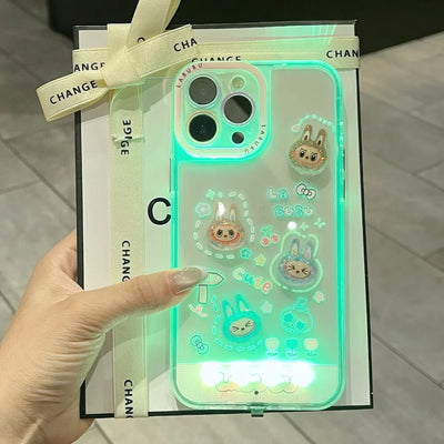 Labubu Light-Up iPhone Case – Shockproof & Glows on Calls
