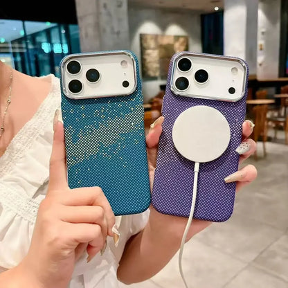 Luxury Carbon Fiber MagSafe iPhone Case