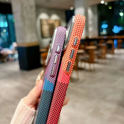 Luxury Carbon Fiber MagSafe iPhone Case