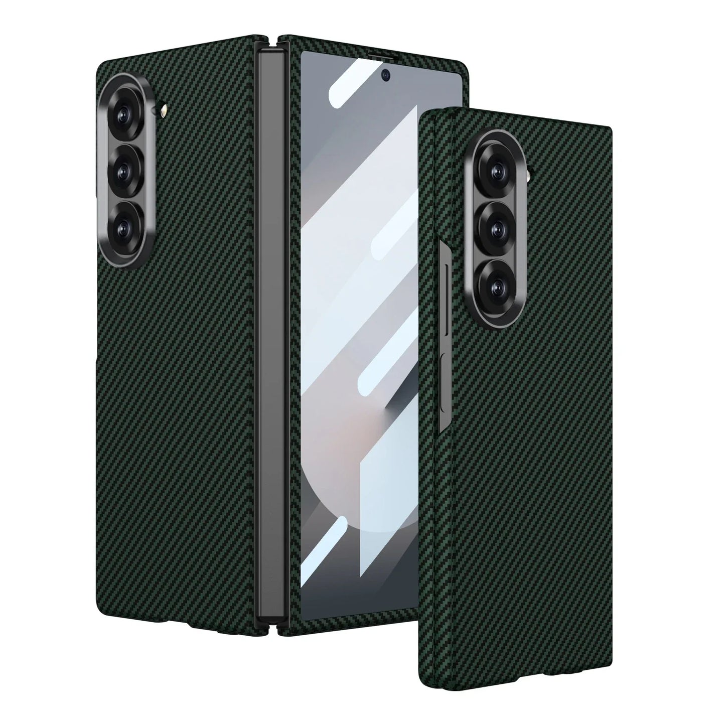 Premium Carbon-Fiber Magnetic Z Fold Case