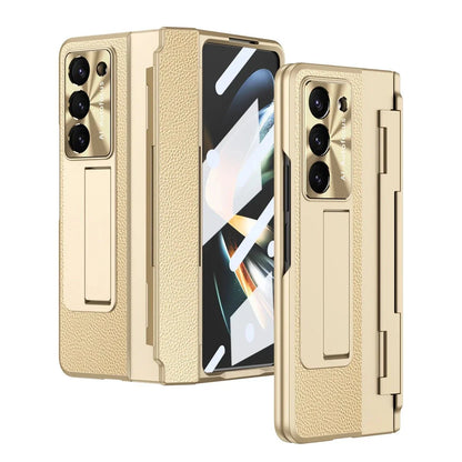 BEIPHONE™｜Plating Leather Stand Case for Samsung Galaxy Z Fold 6 - BEIPHONE