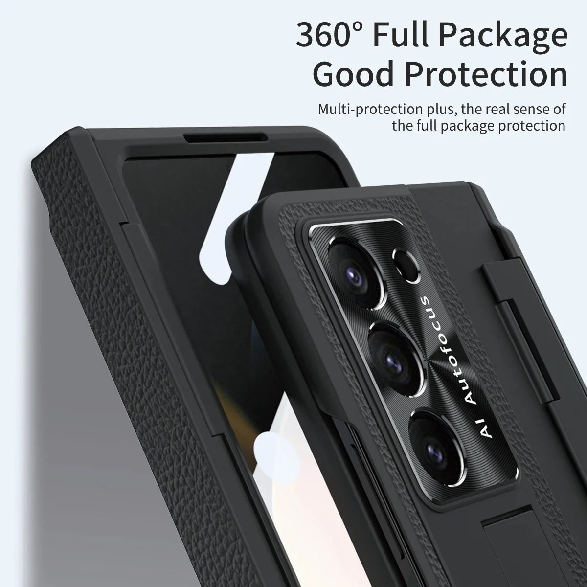 BEIPHONE™｜Plating Leather Stand Case for Samsung Galaxy Z Fold 6 - BEIPHONE