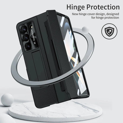 BEIPHONE™｜Plating Leather Stand Case for Samsung Galaxy Z Fold 6 - BEIPHONE