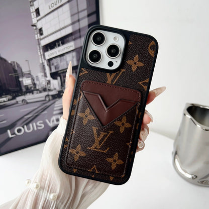 Luxury Leather Card Holder iPhone Case